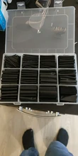 Tube Cables Sheathed Shrink-Tubing Electronic-Diy-Kit Polyolefin Black Insulated 2:1