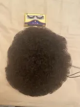 8 pulgadas Afro corto Puff moño de pelo sintético Chignon pelo para las mujeres de cola de caballo rizado peinado Clip de extensiones de cabello