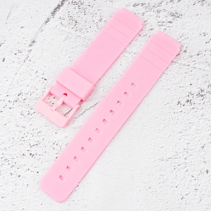 16mm Waterproof Resin Rubber Watch Band Replacement Strap