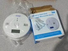 Sensor fotoeléctrico de seguridad para el hogar, Detector de envenenamiento por monóxido de carbono de alta sensibilidad, 85dB, LCD, Independiente
