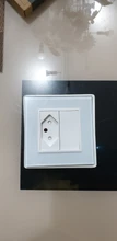 Junction-Box Socket Switch Outfit External Baking 86-Type Flame-Retardant Black Pvc/abs