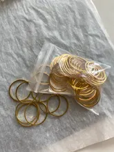 Aros de 8-40mm de diámetro redondo, conectores de cables para pendientes, anillos cerrados para DIY, fabricación de joyería de colgantes, suministros, accesorios, 20-50 Uds.