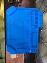 Almohadilla de reparación aislante resistente al calor, estación de soldadura de silicona, almohadilla de trabajo, plataforma de escritorio para Estación de soldadura BGA