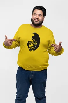 

Angemiel Wear Black Gorilla Yellow Men 'S Sweatshirt