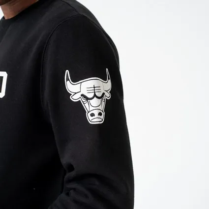 Толстовка OFFICIAL New Era Chicago Bulls Black NBA с круглым вырезом