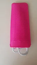Bolsa de esterilla de viaje resistente al calor de silicona para rizar el cabello, plancha de pelo, herramienta de estilismo de cabello de hierro plano antideslizante multifunción