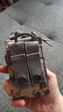 Bolsa de bolsillo para walkie-talkie de caza, bolsa colgante para deportes tácticos, Molle militar, nailon, Radio, Mag