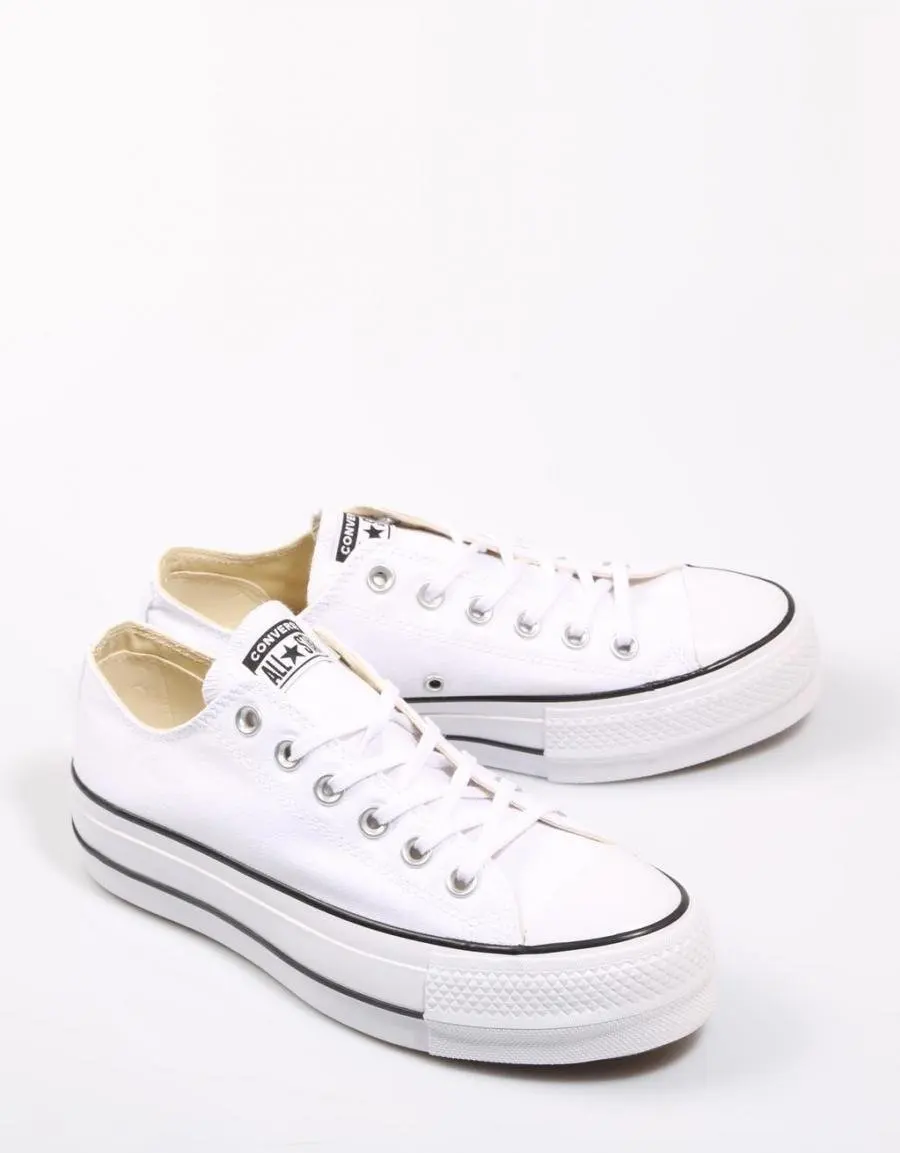 CONVERSE PLATAFORMA CHUCK TAYLOR ALL STAR Lift White Women Sneaker Canvas  Rubber Sport Flat Laces Causal Footwear 67576|Zapatos planos de mujer| -  AliExpress
