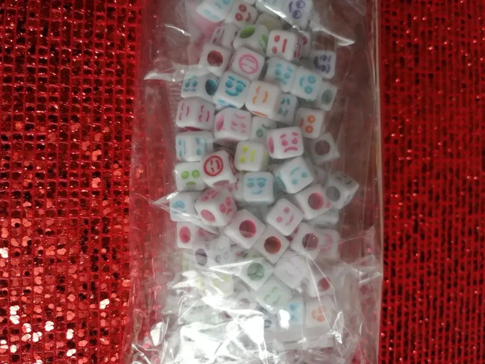 19 colors 100pcs6mm mixed letter beads square letter beads acrylic beads  DIY jewelry making bracelet necklace