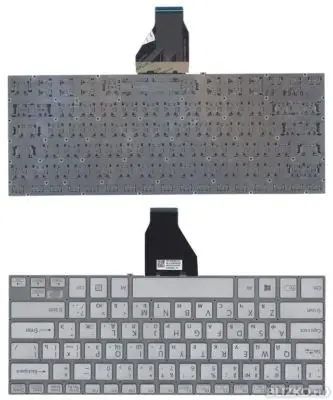 Клавиатура для ноутбука Sony Vaio SVF14 SVF14A серебряная без рамки | Компьютеры и офис