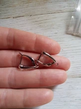 Pendientes de plata de ley 925 para mujer, joyería artesanal, ganchos de cierre, accesorios de fabricación hecha a mano, diseño de moda, venta al por mayor