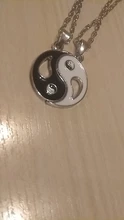 2 unids/set mejores amigos par collares Yin Yang encanto colgante, collar de la joyería para los amantes de las Hermanas de San Valentín regalo FSPXL316