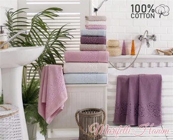 

Face Towel Elegant Series 100% Cotton Premium Turkish Special Towel 50x90 cm Face Towel