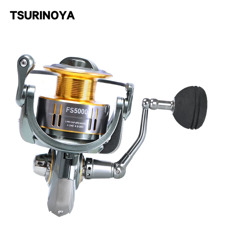 Катушка для приманки TSURINOYA рыбалки FS 4000 5000 9 + 1BB макс. нагрузка 11 кг морской и