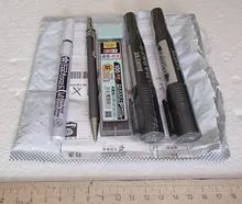 Unids/caja de lápiz mecánico de plomo, reemplazo de 100mm/0,5mm 2B, núcleo de plomo para escritura, dibujo, papelería, suministros de oficina, 0,7