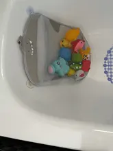 Ducha de bebé bolsa de malla para juguetes de baño colgante animales de dibujos animados en forma de bolsa de almacenamiento para baño organizador titular niños agua Red para juguetes bolsa