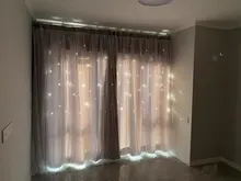 Princess Curtains Cloth Tulle Bedroom Stars Living-Room Korean Double-Pink for Hollow