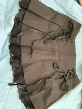 Sweetown-Falda plisada estilo gótico Y2K para mujer, minifaldas de estilo Punk, estética Vintage de los 90, ropa de calle negra para baile