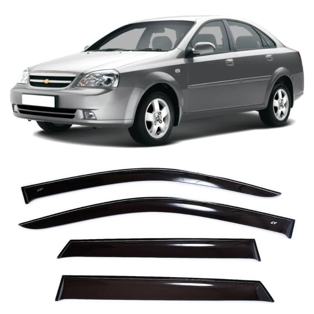 Wind Visor Deflectors Cobra Tuning C30703- Car Ventvisor Door Side - Window Air Guard for Protection Against Snow Sun and Rain Compatible with