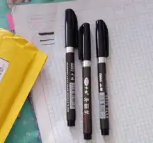 Bolígrafo de pincel multifunción para dibujo, marcador de pincel para estudiantes, práctica de caligrafía, 3 uds./lote o 1 Uds.