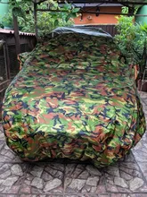 Kayme cubierta para coche portadas de coche de camuflaje al aire libre de protección solar a prueba de agua reflector polvo lluvia nieve protectora suv sedán completo