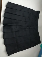 QRWR-minifaldas plisadas para mujer, faldas coreanas de cintura alta, a cuadros, sexys, con cremallera, 2020