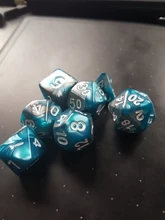 Mixed Dice Board-Game-Accessories Games Dnd-Board Polyhedral-Color 7pcs/Set for RPG