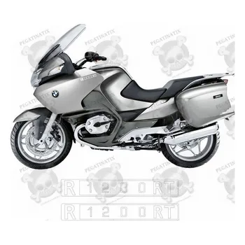 

BMW R-1200RT SILVER YEAR 2005-2009 ADHESIVES vinyl size ORIGINAL