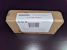 WORKPRO – Cuchillas de acero SK5, cuchillas profesionales originales de acero, 100 piezas