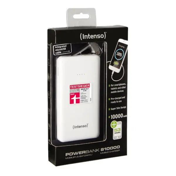 Power Bank INTENSO 7332532 10000 мАч белый