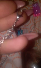 Collar de oso de dibujos animados de color caramelo, colorido Oso de resina hecho a mano, joyería para fiesta