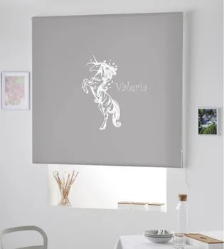 

Blind Iroa customizable Child/Unicorn Valeria! ROLLER BLINDS TRANSLUCENT! (GRAY 100X175)