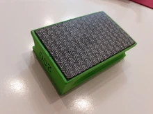 Almohadilla de pulido a mano de diamante, limpiador de manos de pulido de piedra de 90x55mm, cabezales para pulir y afilar azulejos de cerámica, almohadillas abrasivas de diamante