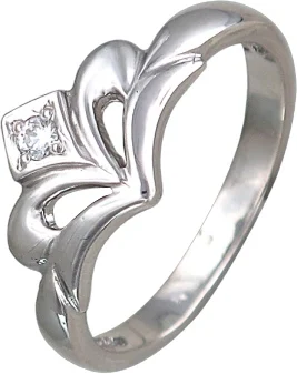 

Esthete ring with cubic zirconia