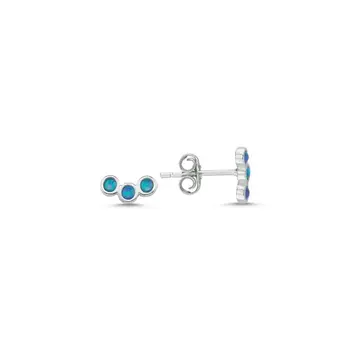 

Angemiel 925 Sterling Silver Opal Gemstone Earrings