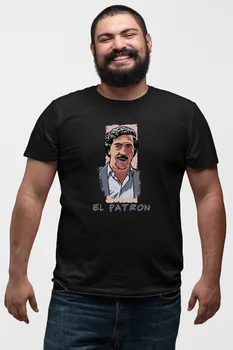 

Angemiel Wear El Patrón Black Men 'S Cotton Big Size T-Shirt