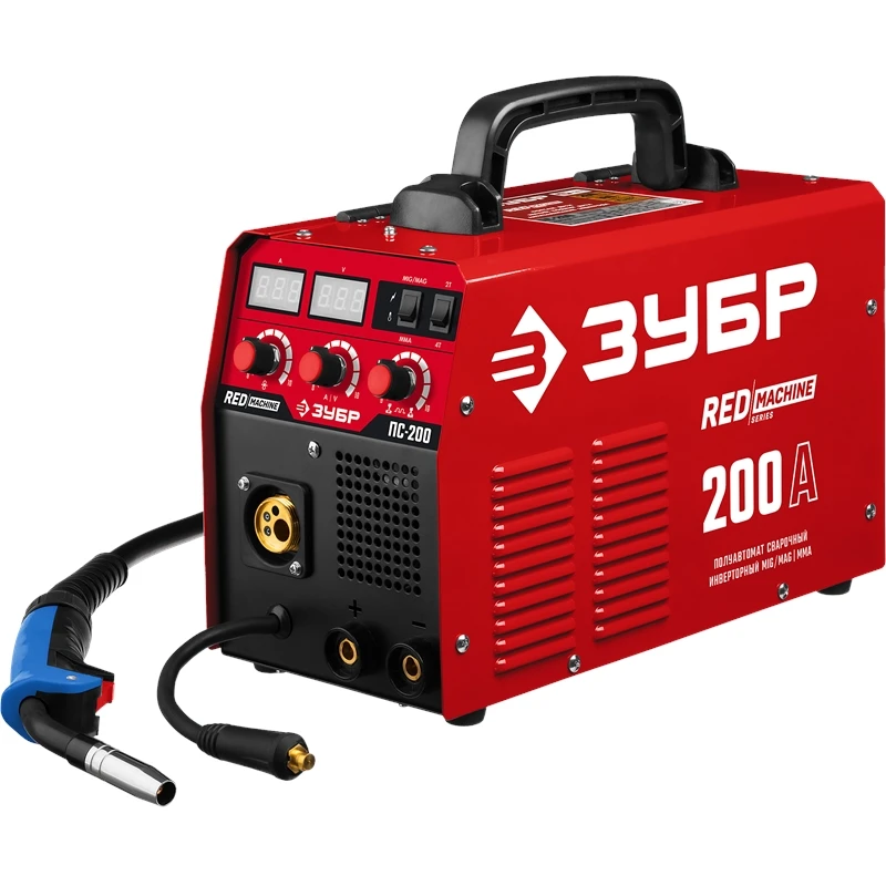 Semi-automatic welding inverter MiG-mag with MMA function ps-200 Zubr | Инструменты
