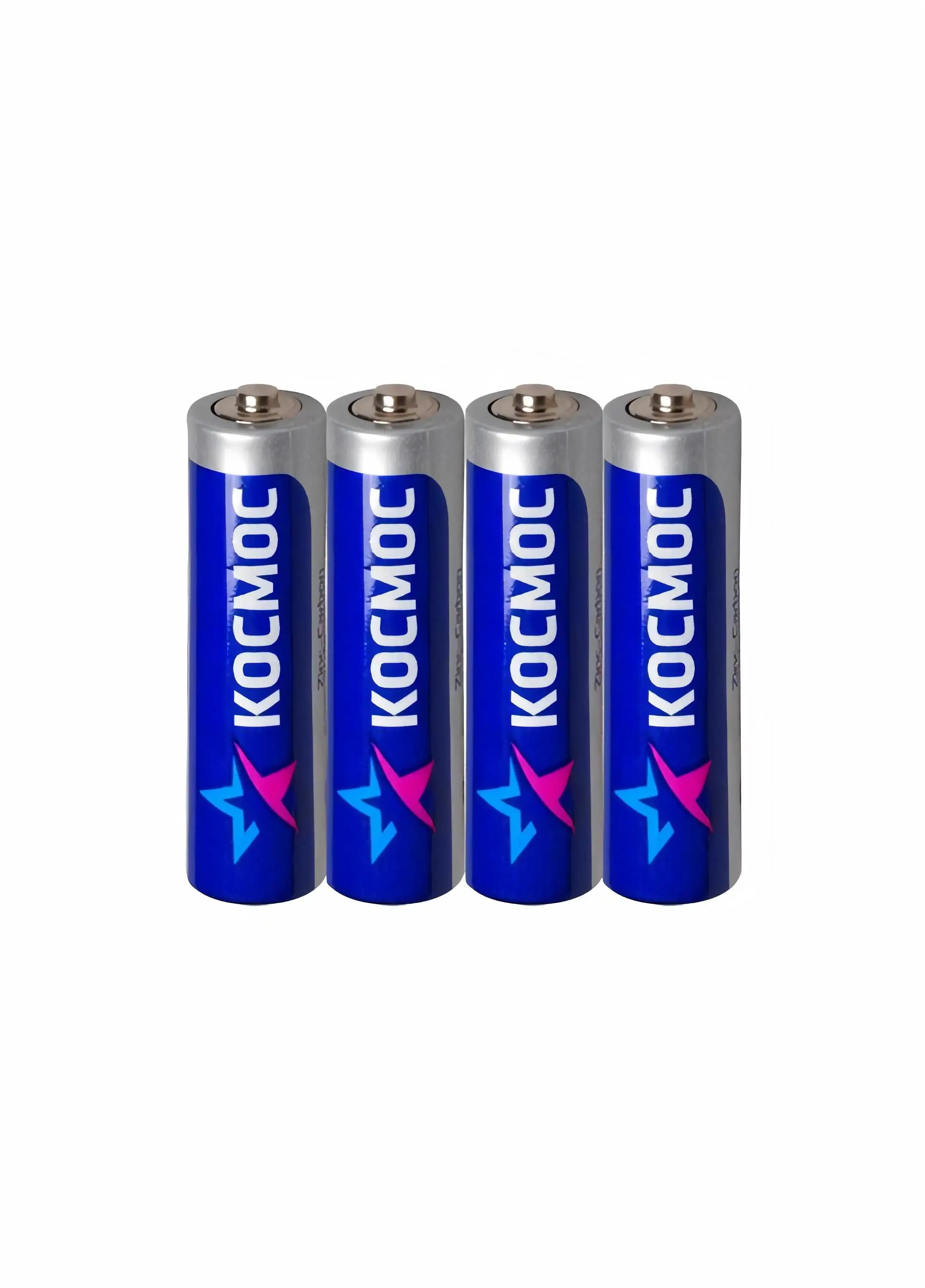 Батарейка пальчиковая KOCMOC 1.5 вольт щелочная LR6/AA/316 4 штуки в упаковке | Электроника