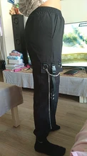Las mujeres pantalones de carga 2021 pantalones Harem moda Punk bolsillos pantalón Jogger con cadena Harajuku elásticos alta cintura moda de calle