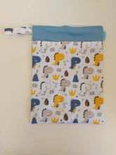 HappyFlute-bolsas para pañales de bebé, doble cremallera, bolsa húmeda/seca, mochila para pañales de tela húmeda impermeable, cubierta reutilizable para pañales, bolsa de neopreno