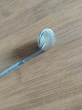 De acero inoxidable de la cera del oído Herramientas de limpieza del instrumental de espejo de la boca para verificar extensión de pestañas aplicar pestañas ToolsTeeth diente