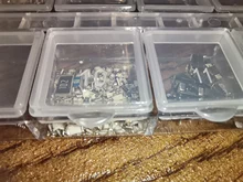 Caja de joyería de plástico de varios compartimentos y de 9 tamaños, para guardar joyas, ordenar abalorios y cuentas, caja ajustable