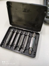 Juego de brocas para extraer tornillos dañados, herramientas de demolición, Extractor de tornillos pelados, fácil de quitar, 6 uds.