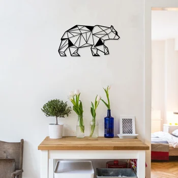 

Metal Decor Bear 37x70 cm Wall Ornament Home Decoration Wall Decor Table