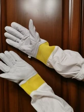 Guantes de Apicultura, Fundas protectoras de piel de oveja y tela de abeja para Apicultura
