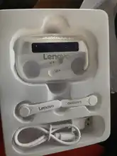 Lenovo-auriculares inalámbricos QT81 con Bluetooth, dispositivo de audio TWS, con estuche de carga de 1200mAh, auriculares deportivos con cancelación de ruido y micrófono
