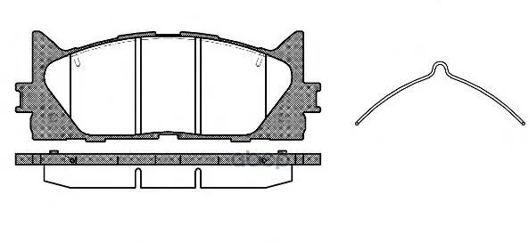 1233 00_=Gdb3429=D2270-01 [0446533450]!Колодки Дисковые П Toyota Camry Acv 40/45 06 Remsa 123300 Remsa арт. 123300