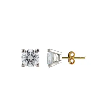 

White Gold Engagement Earrings 01-210-EDT065
