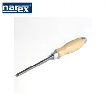 Стамеска плоская с деревянной(светлой) ручкой 8 мм, NAREX