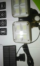 Solar-Lights Wide-Lighting IP65 Outdoor Waterproof 20w 120led with Adjustable-Head Angle